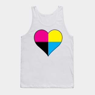 4 Color Love Tank Top